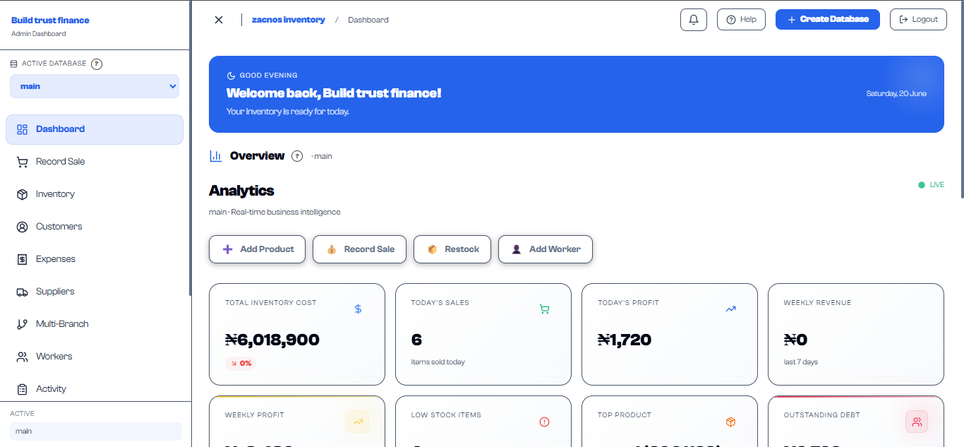 Zacnos Desktop App